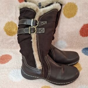 Yuu "Elenie" Brown Tall Boots Size 5